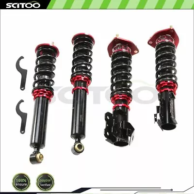 Scitoo Coilovers 4x F+R Adj Height Struts Shocks For 1989-1994 Nissan 240SX S13 • $217.16