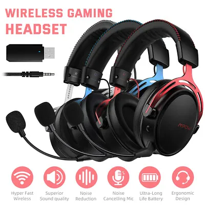 $78.79 • Buy Mpow Air Wireless Gaming Headset Noise Cancelling Headphones For PC Laptop PS4