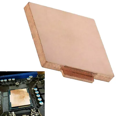 For LGA 115X I5 I7 3770K 4770K 4790K 6700K CPU Mirror Pure Copper Cover Case • $14.86