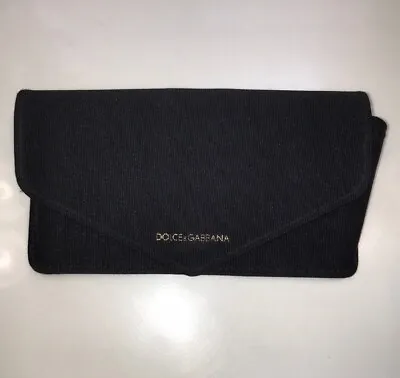 Dolce & Gabbana Black Fabric Eyeglass Case • $25