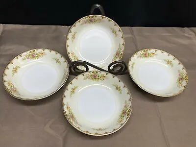 Royal Embassy  LINCOLN  Porcelain ~ Set Of 4 ~ Dessert Bowls ~ 5 3/8  • £19.27