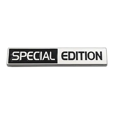 1Pcs Chrome Metal Black Coated Special Edition Logo SUV Racing Emblem 3D Sticker • $6.99