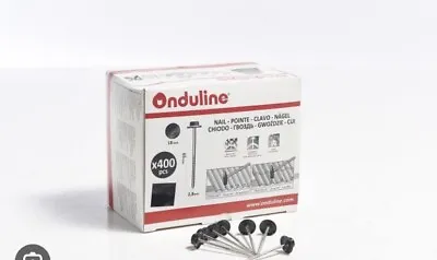 GENUINE ONDULINE Roof Sheet Fixing Nails / Screws COROLINE CORRUGATED BITUMEN • £25.99