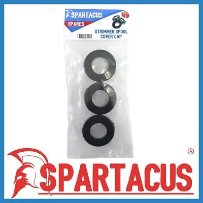 Pack Of 3 Spartacus SP362 Strimmer Spool Cover Cap Fits Various Makes & Models • £11.99