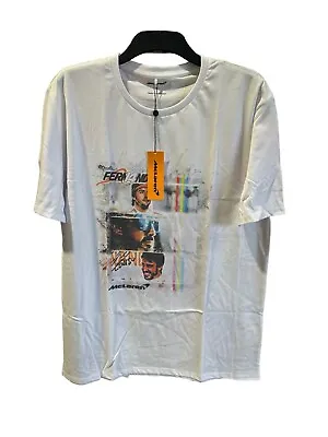 McLaren F1 Fernando Alonso Image Graphic T Shirt Top Mens Size Large • £3.48