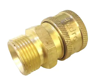 MTM Hydro - COUPLER BRASS 3/8 Quick Connect X M22 Male 14mm 24.0447 • $11.99