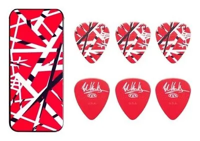 Eddie Van Halen Guitar Picks EVH Frankenstein Max Grip Pick Tin Collectible • $15