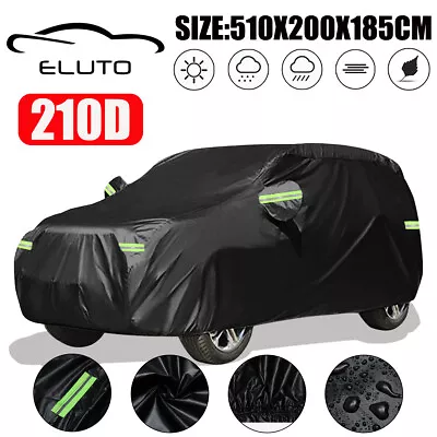 201x79x73  ELUTO Universal SUV Car Cover UV Snow Dust Rain Resistant Protection • $26.99