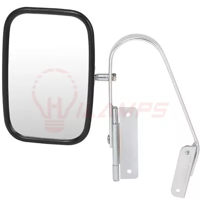 1PCS For Ford Series Truck Pickup Manual Stainless Steel Door Side View Mirror • $26.92