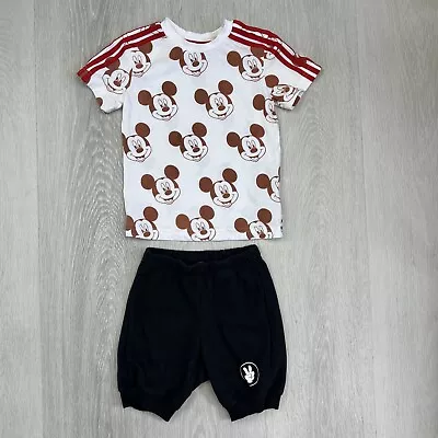 Adidas X Disney Boys Top & Bottom Set Size 18-24 Months • $19.95