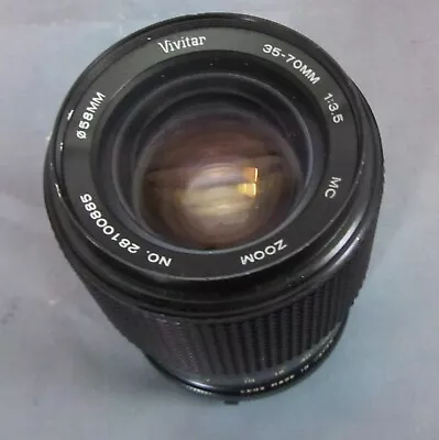 Vivitar 35-70MM 1:3.5 MC Zoom Lens Nikon AI Mount Japan Excellent • $19.99