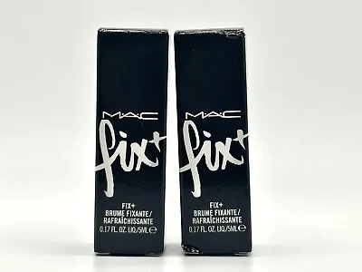 2 X MAC Fix Plus Skin Refresher Finishing Mist Spray 0.17oz Travel Mini NIB • $12.99