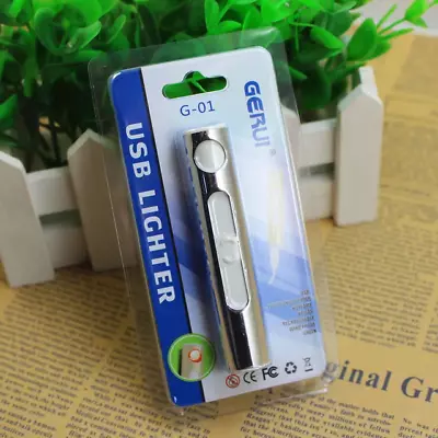 Electric Metal Mini Portable USB Flameless Windproof Lighter - 3 Colors • $9.84