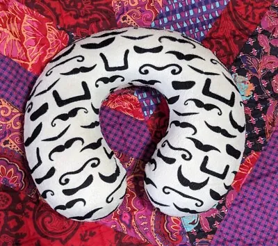 Memory Foam U Shaped Travel Sleep Pillow Neck Support Head Cushion (Mustache)  • $7