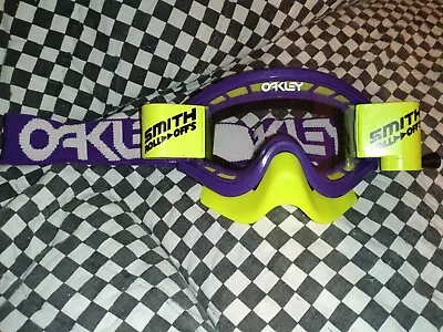 Vintage 90s Oakley Goggles  /face Guard Mxama Motocross Helmet Visor  • $325