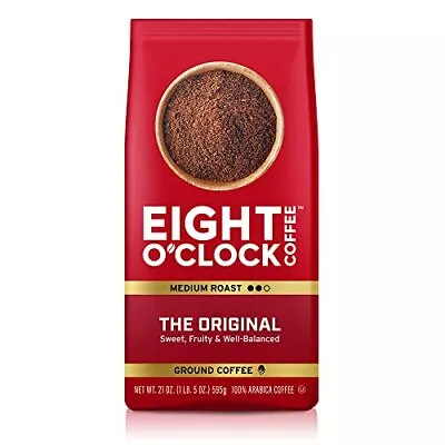 Eight O'Clock Coffee The Original 21 Ounce Medium Roast Ground Coffee 100% Ara • $17.56