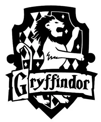 £4.05 • Buy Harry Potter Gryffindor Coat Of Arms/shield Cut Vinyl Wall Art Sticker /  Decal 
