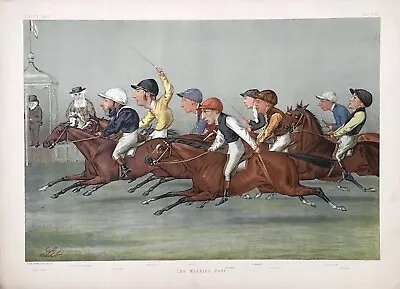 Original Vanity Fair Print 1888 ‘The Winning Post’ - Horse Racing Print • £45