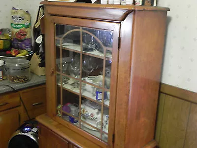 Vintage Rock Maple Kitchen Cupboard/China Closet • $150