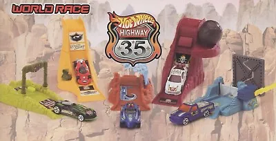 2003 Hot Wheels Highway 35 World Race Mcdonalds Happy Meal Toys - U - Pick • $4.99
