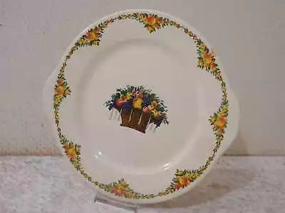 £66.14 • Buy Antique Villeroy & Boch Mettlach Ceramics Platter Treviris Fruit Basket Vintage