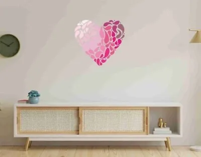 Love Heart Spirals -Vinyl Decal Stickers -Valentines Decor -Wall Decal 00700 • £5