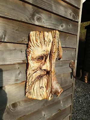 £44.99 • Buy Chainsaw Carved Green Man / Wood Spirit 
