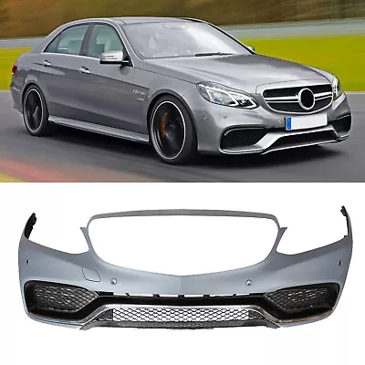 For Benz W212 14-16 E-Class E63 AMG Style Front Bumper Body Kit W/PDC E350 550 • $480