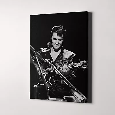 Elvis Presley 1968 Comeback 1960s 1970s Music Canvas Wall Art Print • $159