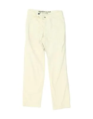 MURPHY & NYE Mens Straight Casual Trousers W34 L33  Beige Cotton AV59 • £13.65