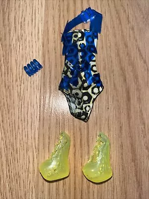 Monster High Frankie Stein Swim Class Outfit Bracelet & Shoes • $25