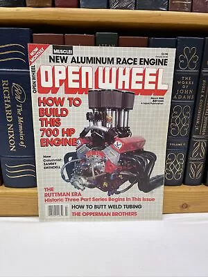Open Wheel Magazine ~ March 1988 ~ 700hp Engine/Opperman Brothers/Ruttman Era • $6.99