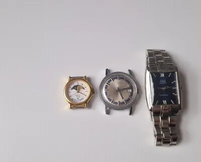Vintage Watch Job Lot Spares And Repairs Timex next And Q&Q Quartz Watches  • £15