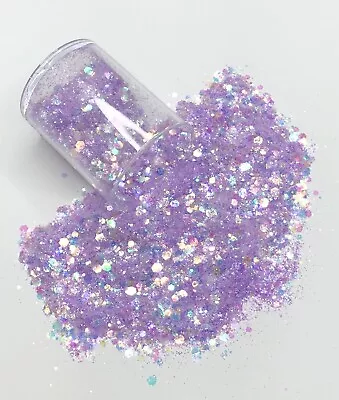Chunky Glitter  Purple Moon  Pastel Opal Powder Mix Nails Resin Art Craft • $3.50
