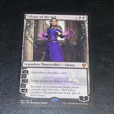 MTG Liliana Of The Veil Dominaria United DMU 097/281 Regular Mythic • $14.95