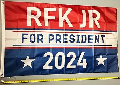 KENNEDY FLAG FREE USA SHIP Robert Kennedy RFK JR 2024 Blo USA Democrat Sign 3x5' • $19.75