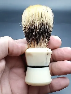 Vintage West Germany Barber Shaving Brush Stag Men's Badger Hair #1833 New • $25