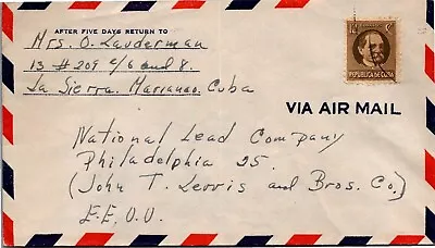 Goldpath: Habana Air Mail To U.s.a. Cv494_p31 • $1