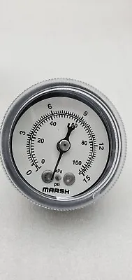 Marsh J1840 2  Guage 0/15 Psi 1/8 NPT • $12.95