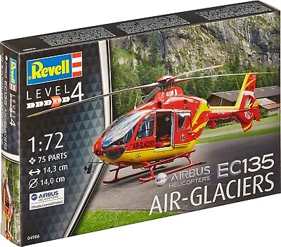 $19.50 • Buy EC135 AIR-GLACIERS 1:72 Revell Model Kit