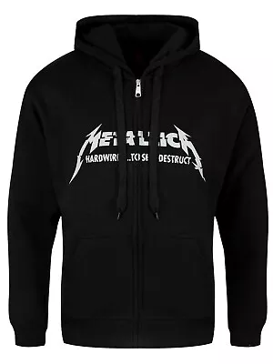 Official Metallica Hardwired To Self Destruct Zip Up Hoodie Hooded Sweatshirt • £44.95