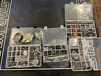 X Wing Miniatures Huge Lot! Ships Cards Dice Game Pieces • $142.50