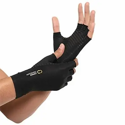 $42.55 • Buy Copper Compression Gloves For Arthritis, Carpal Tunnel, Computer, Typing Support