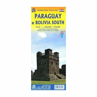 £8.95 • Buy Paraguay And Bolivia South Travel Map