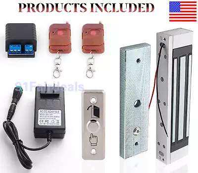 350LB/600LB Door Holding Force Electronic Magnetic Lock Kits 5 In 1 Ship@sameday • $55.99