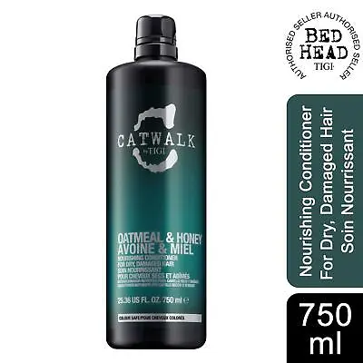 Catwalk By TIGI Oatmeal & Honey Nourish Conditioner For Damaged Hair 750ml • £10.49