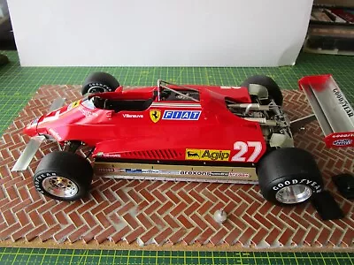 PRO BUILT MUSEUM QUALITY 1/12 MFH Model Factory Hiro FERRARI 126C2 F1 MODEL • $2499.95