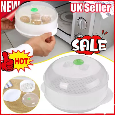 Microwave Steamer Vegetable Fish Pasta Rice Cooker Pot Healthy Cooking JL • £7.20
