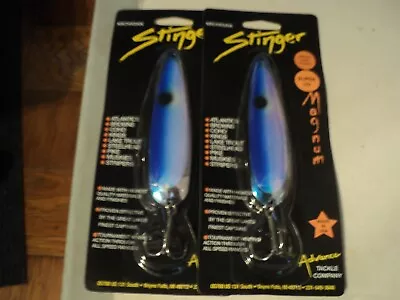 2 - Michigan Stinger Magnum Spoons (uv Blue Tux) Nip • $20
