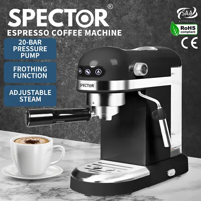 $149.99 • Buy Spector Coffee Maker Machine Espresso Cafe Barista Latte Cappuccino Milk Frother